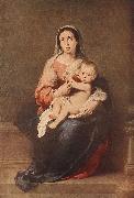 Madonna and Child eryt4 MURILLO, Bartolome Esteban